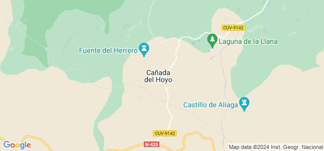 Mapa de Cañada del Hoyo