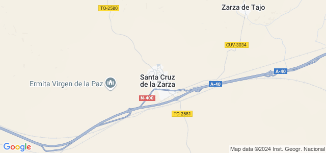 Mapa de Santa Cruz de la Zarza