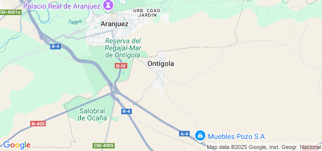 Mapa de Ontígola