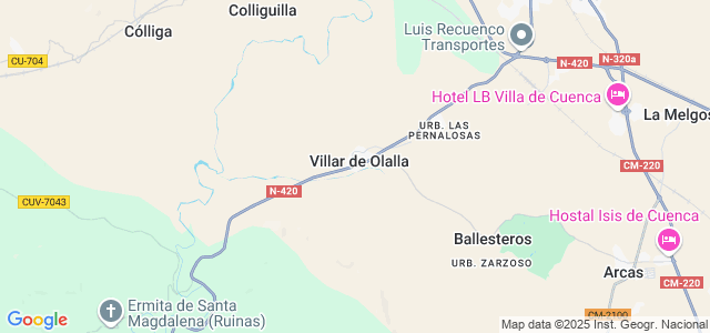 Mapa de Villar de Olalla