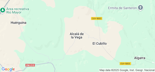 Mapa de Alcalá de la Vega