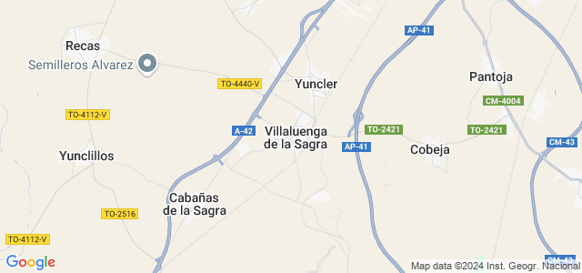 Mapa de Villaluenga de la Sagra