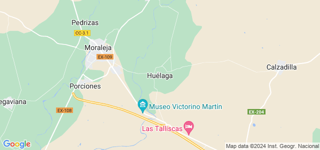 Mapa de Huélaga