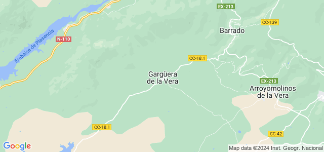Mapa de Gargüera