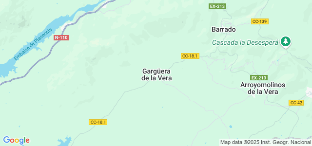 Mapa de Gargüera