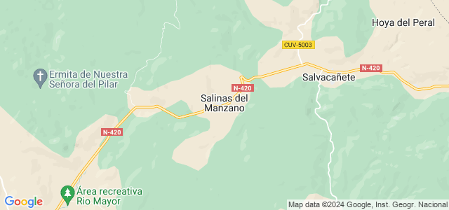 Mapa de Salinas del Manzano