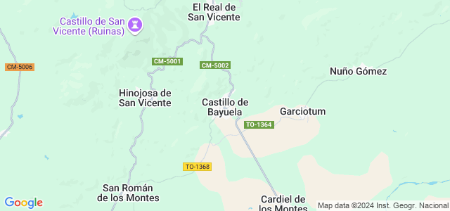 Mapa de Castillo de Bayuela