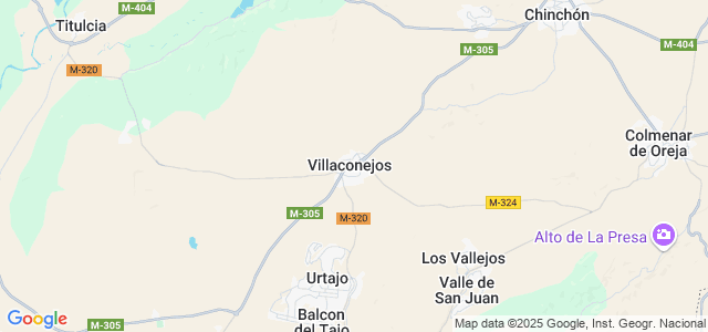 Mapa de Villaconejos