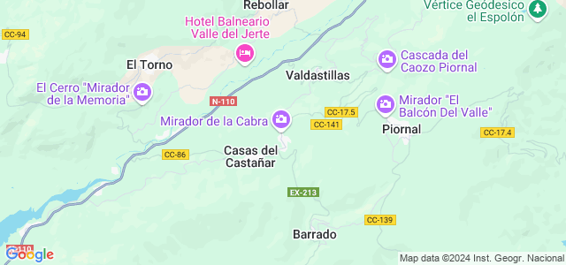 Mapa de Cabrero