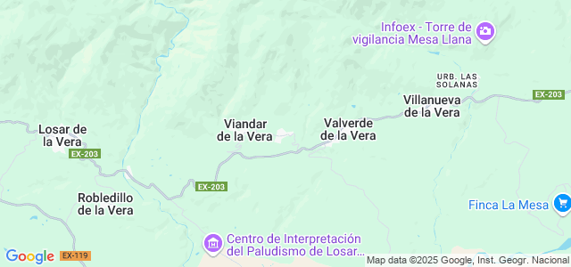 Mapa de Talaveruela de la Vera