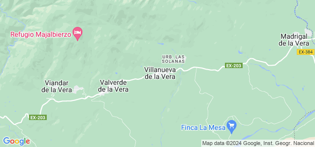 Mapa de Villanueva de la Vera