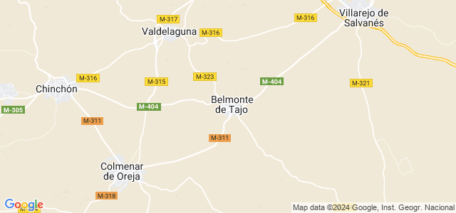 Mapa de Belmonte de Tajo