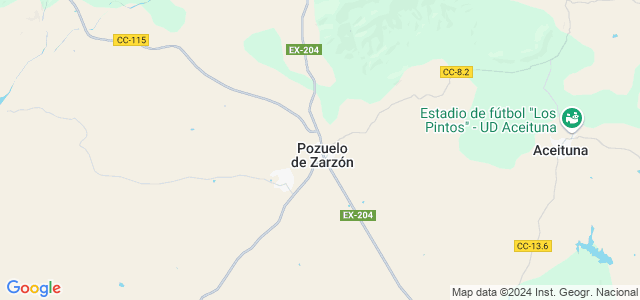 Mapa de Pozuelo de Zarzón