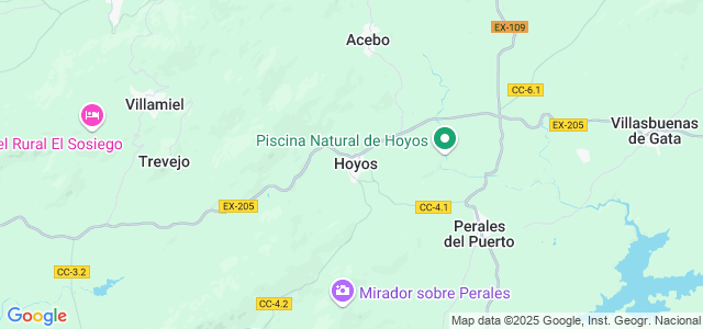 Mapa de Hoyos