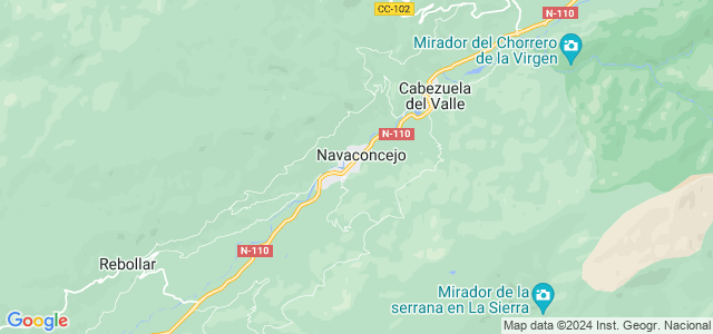 Mapa de Navaconcejo
