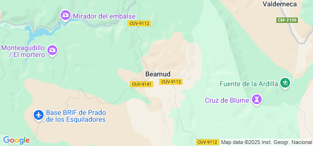 Mapa de Beamud