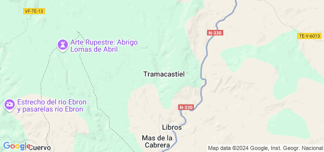 Mapa de Tramacastiel