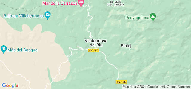 Mapa de Villahermosa del Río