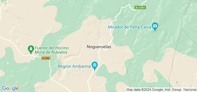 Mapa de Nogueruelas