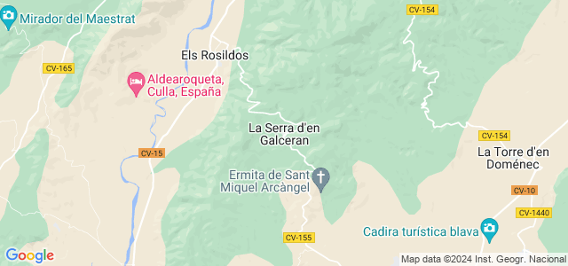Mapa de Sierra Engarcerán