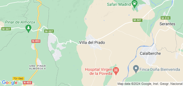 Mapa de Villa del Prado