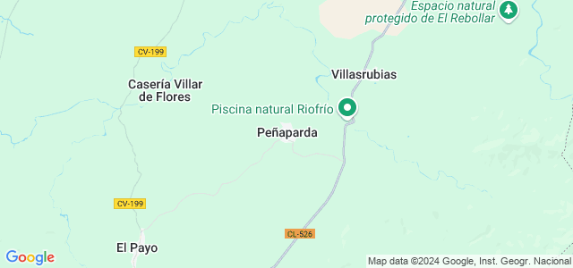 Mapa de Peñaparda