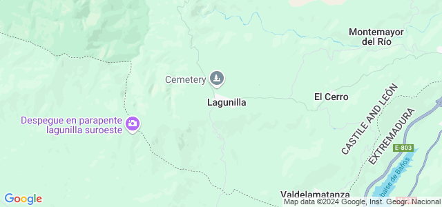 Mapa de Lagunilla