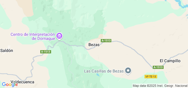 Mapa de Bezas