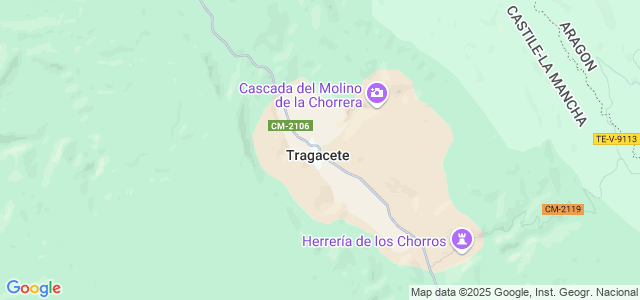 Mapa de Tragacete