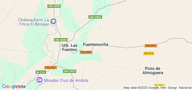 Mapa de Fuentenovilla