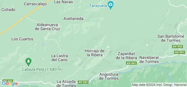 Mapa de Santiago del Tormes