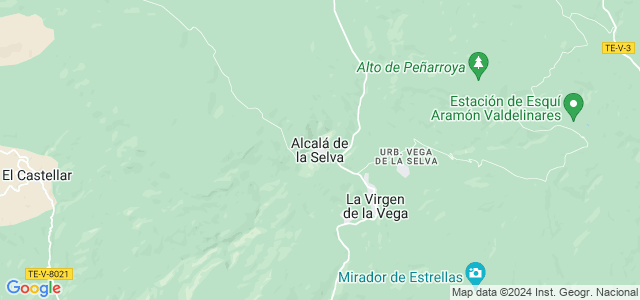 Mapa de Alcalá de la Selva