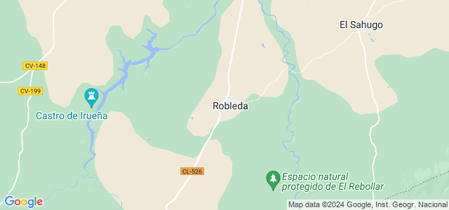 Mapa de Robleda