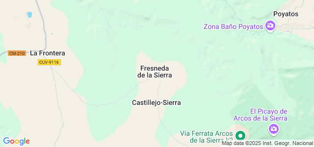 Mapa de Fresneda de la Sierra