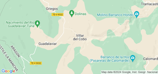 Mapa de Villar del Cobo