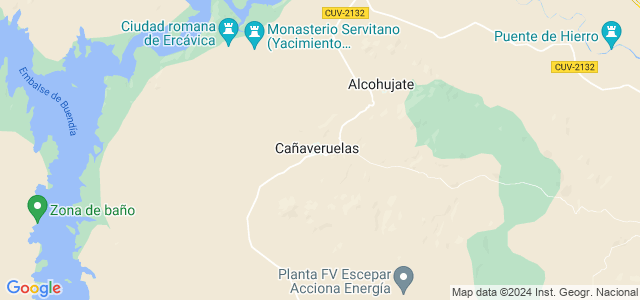 Mapa de Cañaveruelas