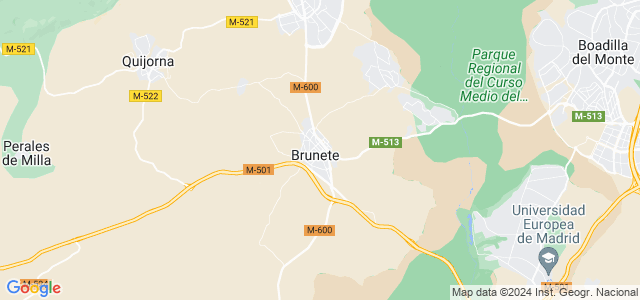 Mapa de Brunete
