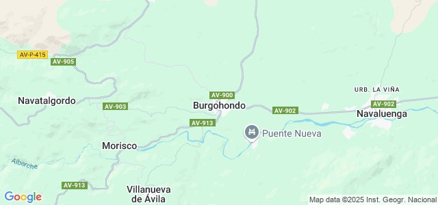 Mapa de Burgohondo