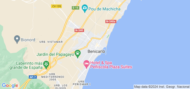 Mapa de Benicarló