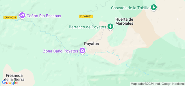 Mapa de Poyatos