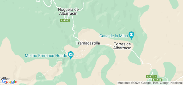 Mapa de Tramacastilla