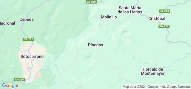 Mapa de Pinedas