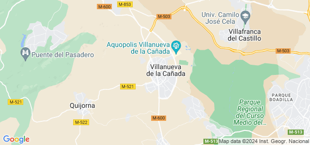 Mapa de Villanueva de la Cañada