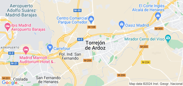 Mapa de Torrejón de Ardoz