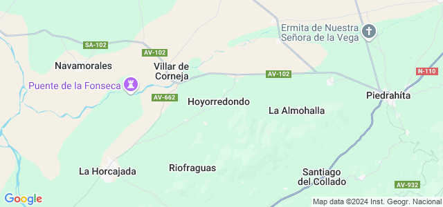 Mapa de Hoyorredondo