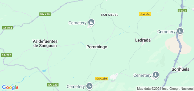 Mapa de Peromingo