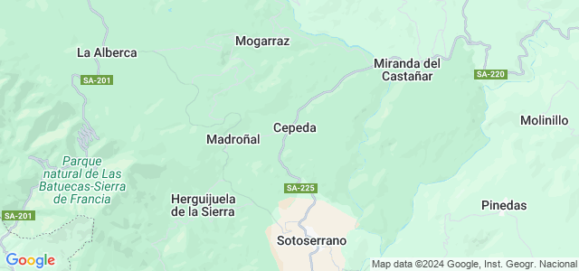 Mapa de Cepeda