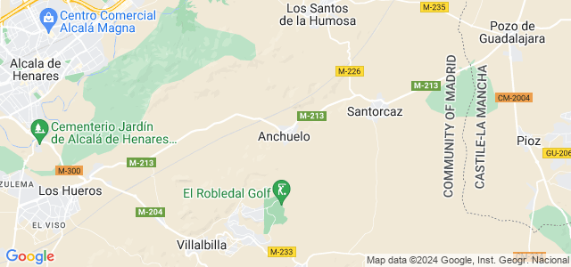 Mapa de Anchuelo