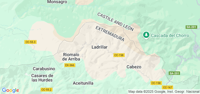 Mapa de Ladrillar