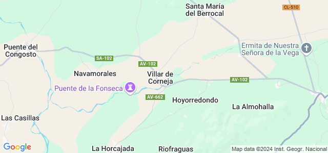 Mapa de Villar de Corneja